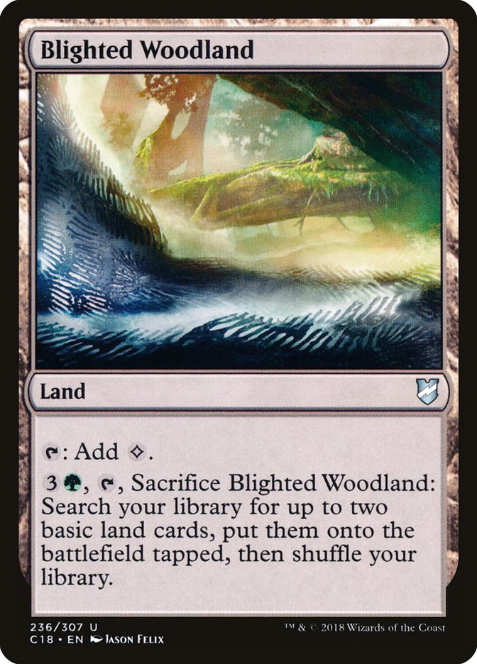 Blighted Woodland [Commander 2018] | Game Haven TX