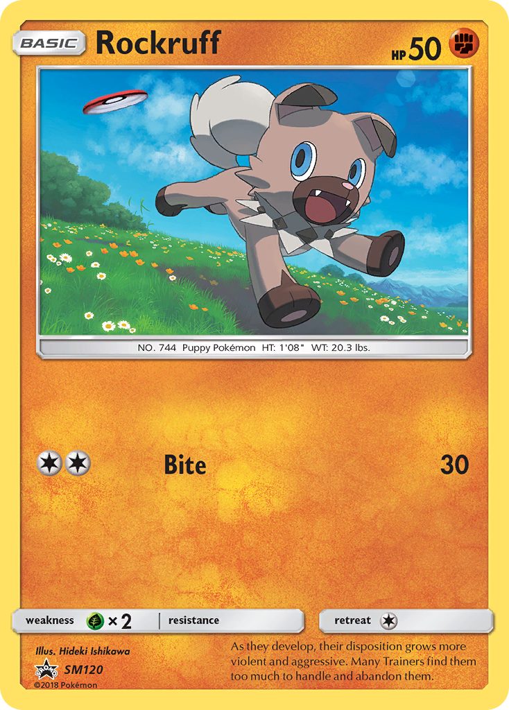 Rockruff (SM120) [Sun & Moon: Black Star Promos] | Game Haven TX