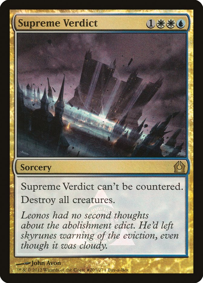 Supreme Verdict [Return to Ravnica Promos] | Game Haven TX