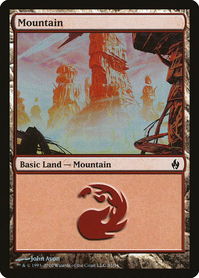 Mountain [Premium Deck Series: Fire and Lightning] | Game Haven TX