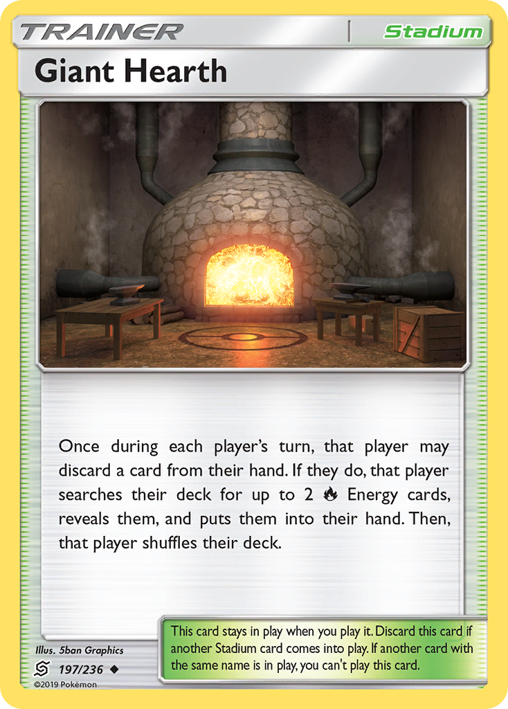 Giant Hearth (197/236) [Sun & Moon: Unified Minds] | Game Haven TX