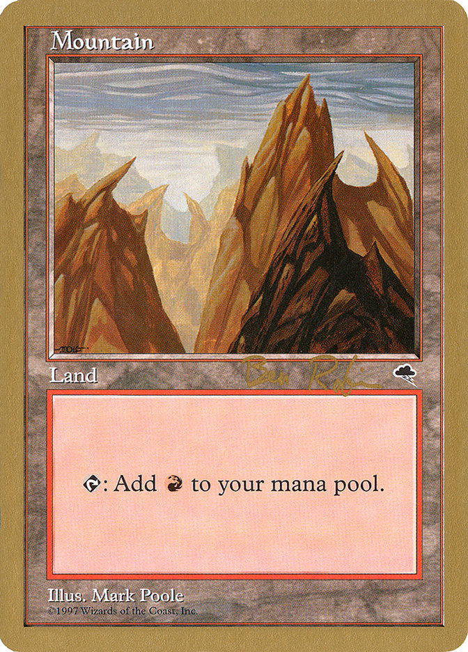Mountain (br343) (Ben Rubin) [World Championship Decks 1998] | Game Haven TX