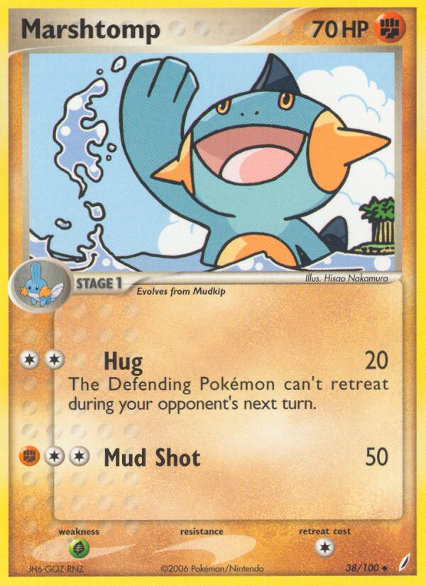 Marshtomp (38/100) [EX: Crystal Guardians] | Game Haven TX