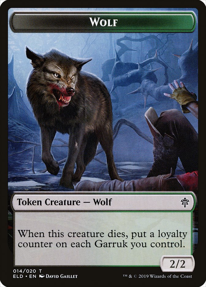Wolf Token [Throne of Eldraine] | Game Haven TX