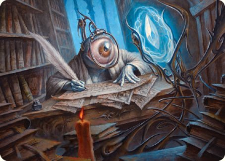 Unblinking Observer Art Card [Innistrad: Midnight Hunt Art Series] | Game Haven TX