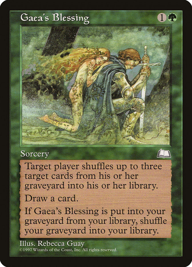 Gaea's Blessing [Weatherlight] | Game Haven TX