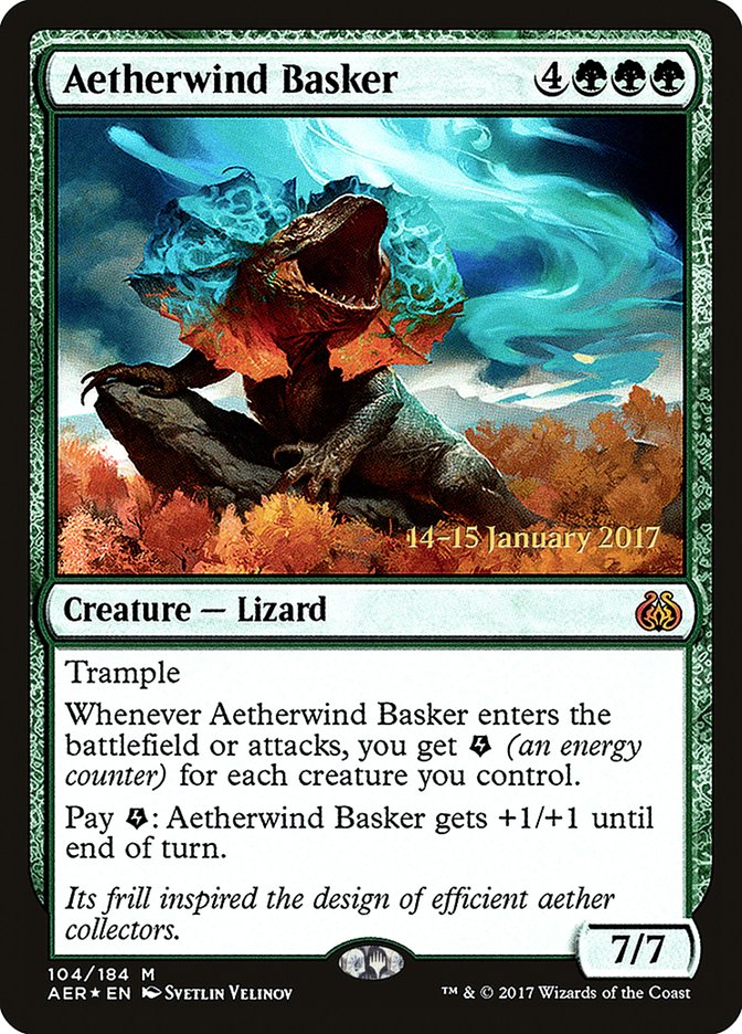 Aetherwind Basker [Aether Revolt Promos] | Game Haven TX