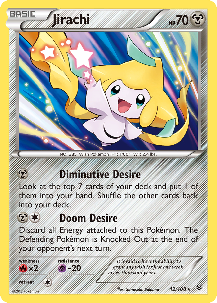 Jirachi (42/108) [XY: Roaring Skies] | Game Haven TX