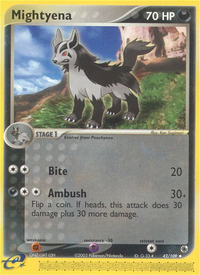 Mightyena (42/109) [EX: Ruby & Sapphire] | Game Haven TX