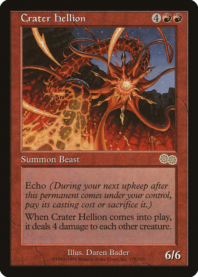 Crater Hellion [Urza's Saga] | Game Haven TX