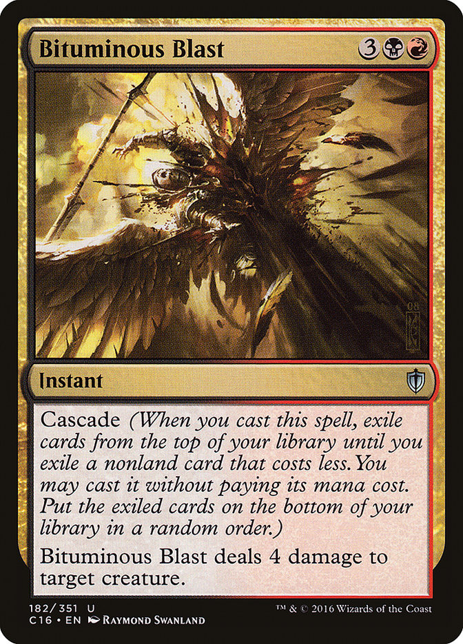 Bituminous Blast [Commander 2016] | Game Haven TX