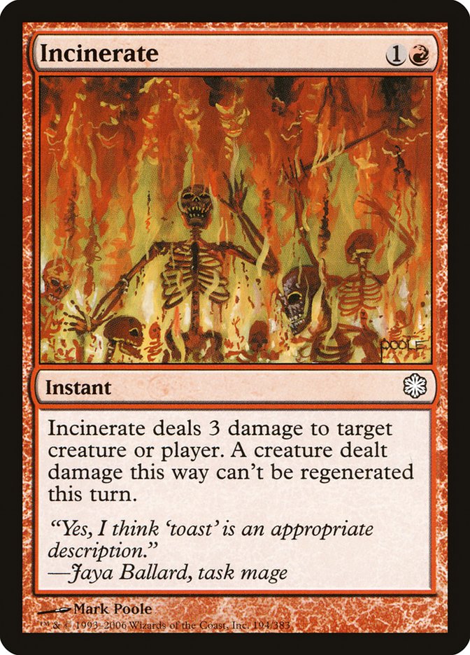 Incinerate [Coldsnap Theme Decks] | Game Haven TX
