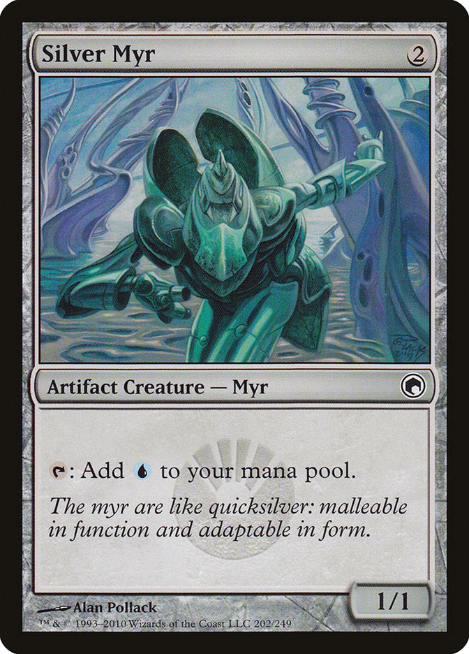 Silver Myr [Scars of Mirrodin] | Game Haven TX