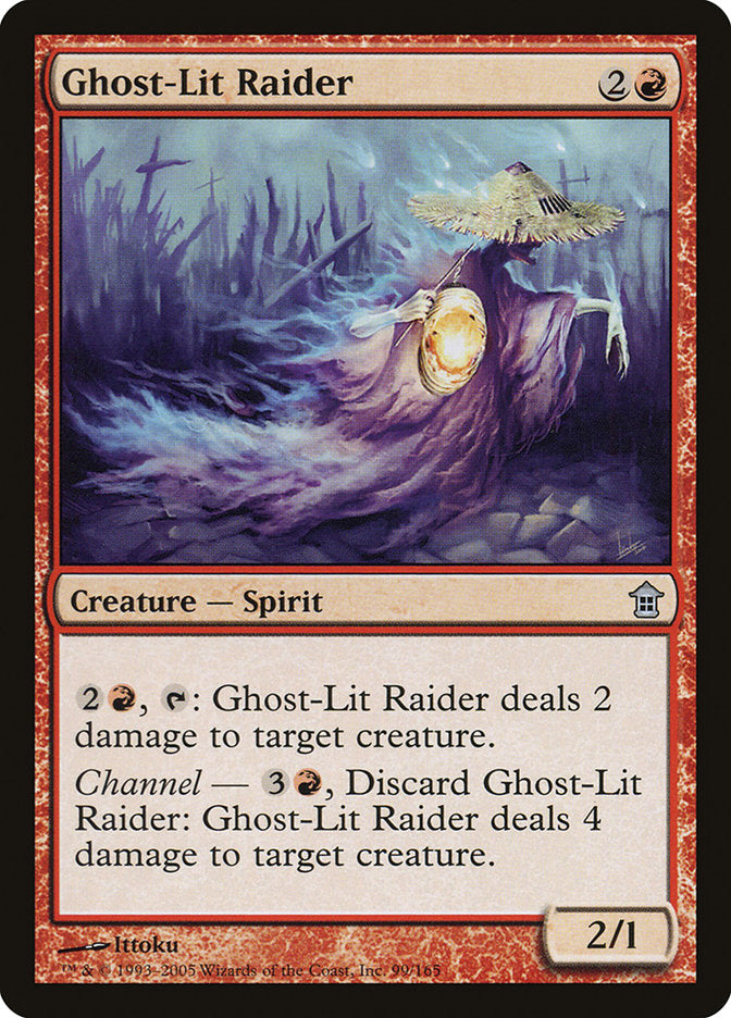 Ghost-Lit Raider [Saviors of Kamigawa] | Game Haven TX
