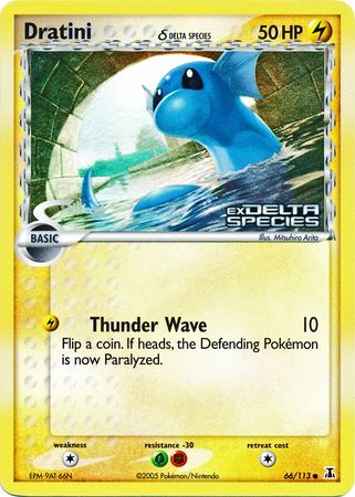 Dratini (66/113) (Delta Species) (Stamped) [EX: Delta Species] | Game Haven TX