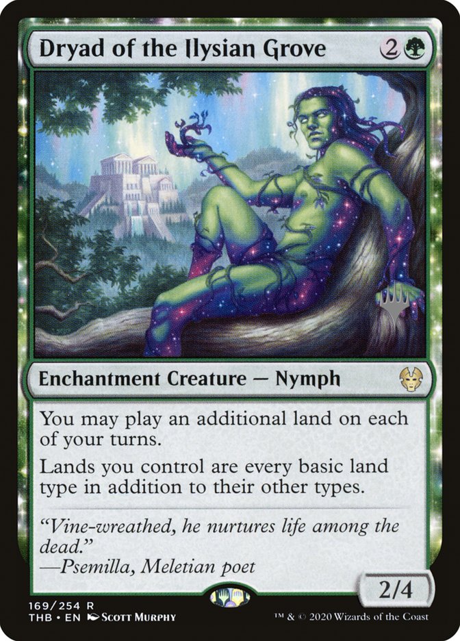 Dryad of the Ilysian Grove (Promo Pack) [Theros Beyond Death Promos] | Game Haven TX