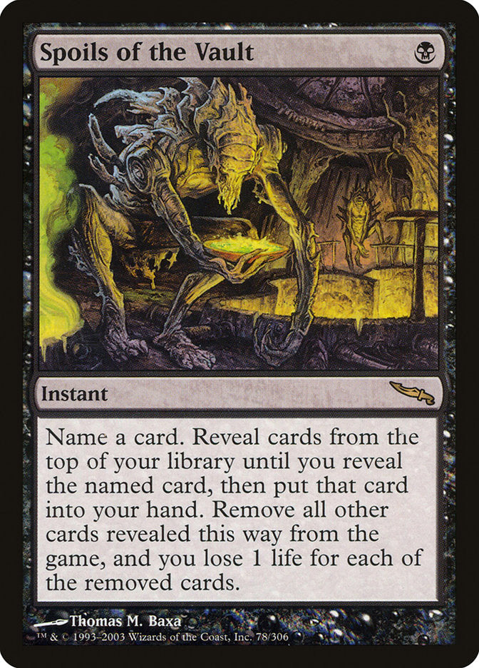 Spoils of the Vault [Mirrodin] | Game Haven TX