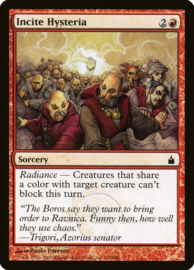 Incite Hysteria [Ravnica: City of Guilds] | Game Haven TX