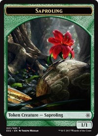 Saproling // Treasure (007) Double-sided Token [Explorers of Ixalan] | Game Haven TX