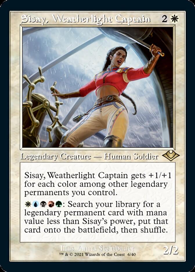 Sisay, Weatherlight Captain (Retro Etched Foil) [Modern Horizons 2] | Game Haven TX