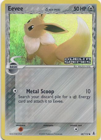 Eevee (68/113) (Delta Species) (Stamped) [EX: Delta Species] | Game Haven TX