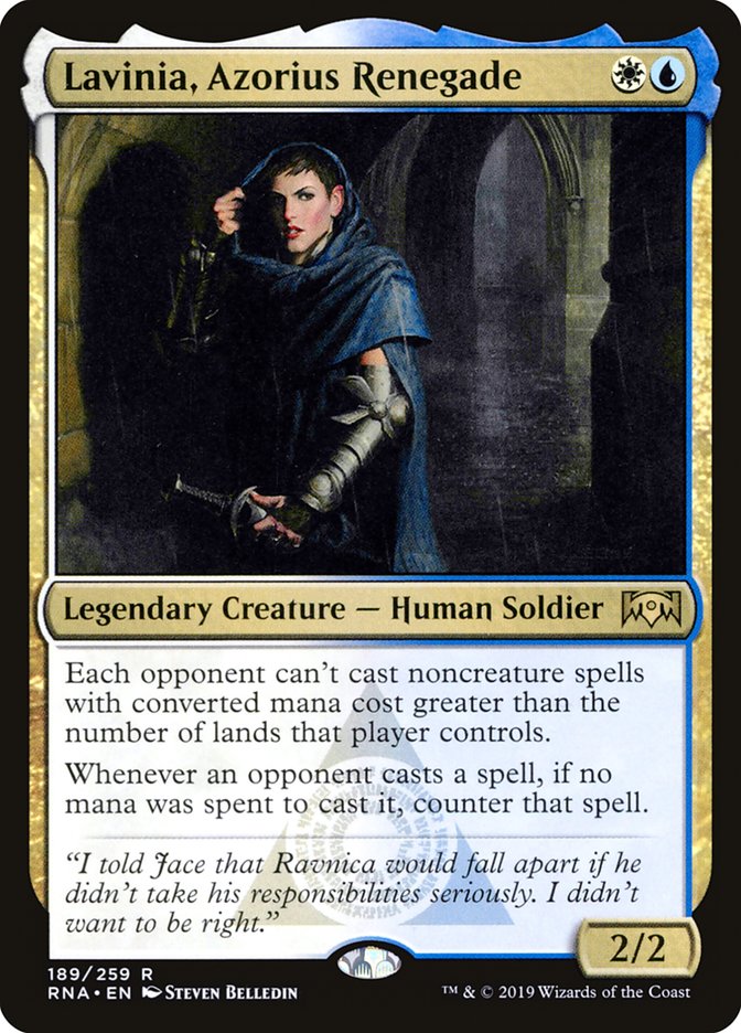 Lavinia, Azorius Renegade [Ravnica Allegiance] | Game Haven TX