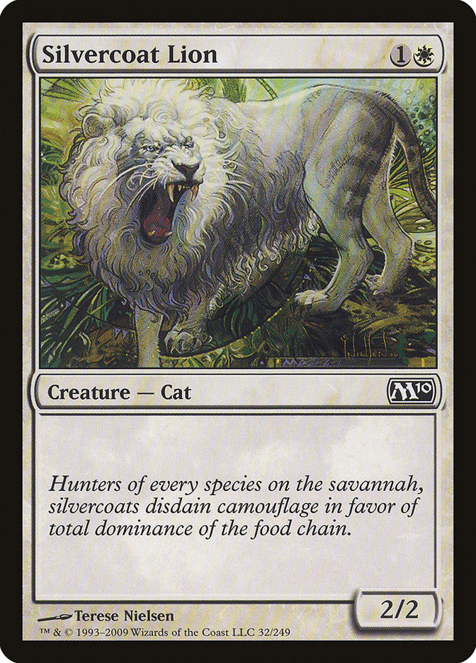 Silvercoat Lion [Magic 2010] | Game Haven TX
