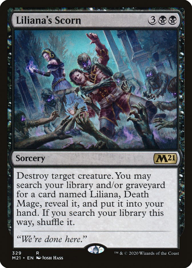 Liliana's Scorn [Core Set 2021] | Game Haven TX