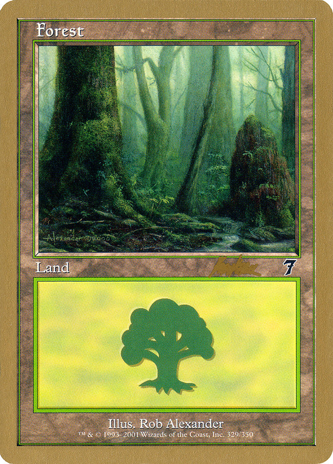 Forest (329) (Brian Kibler) [World Championship Decks 2002] | Game Haven TX