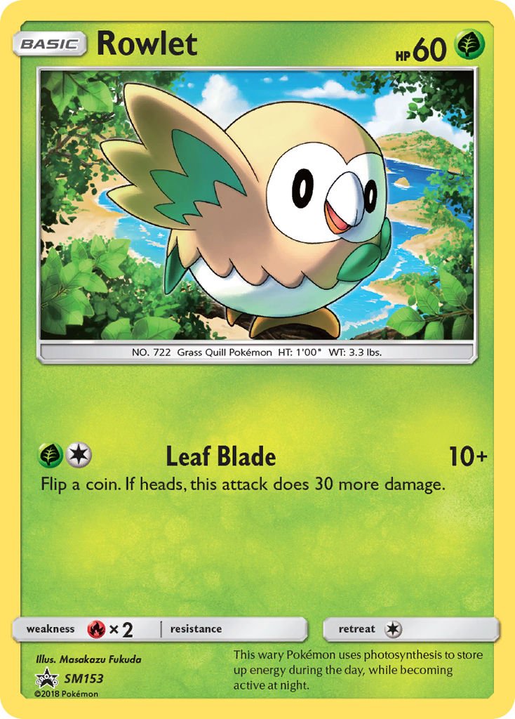 Rowlet (SM153) [Sun & Moon: Black Star Promos] | Game Haven TX
