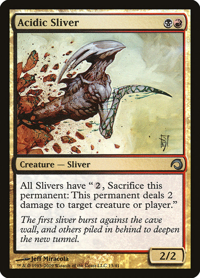 Acidic Sliver [Premium Deck Series: Slivers] | Game Haven TX