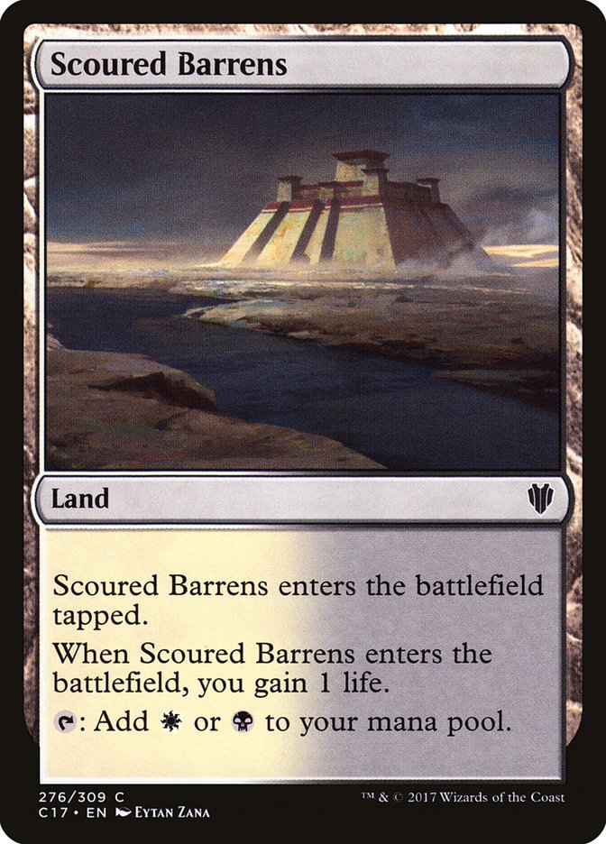 Scoured Barrens [Commander 2017] | Game Haven TX