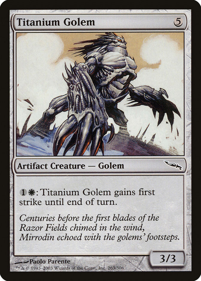 Titanium Golem [Mirrodin] | Game Haven TX