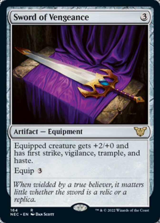 Sword of Vengeance [Kamigawa: Neon Dynasty Commander] | Game Haven TX