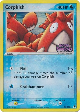 Corphish (63/110) (Stamped) [EX: Holon Phantoms] | Game Haven TX
