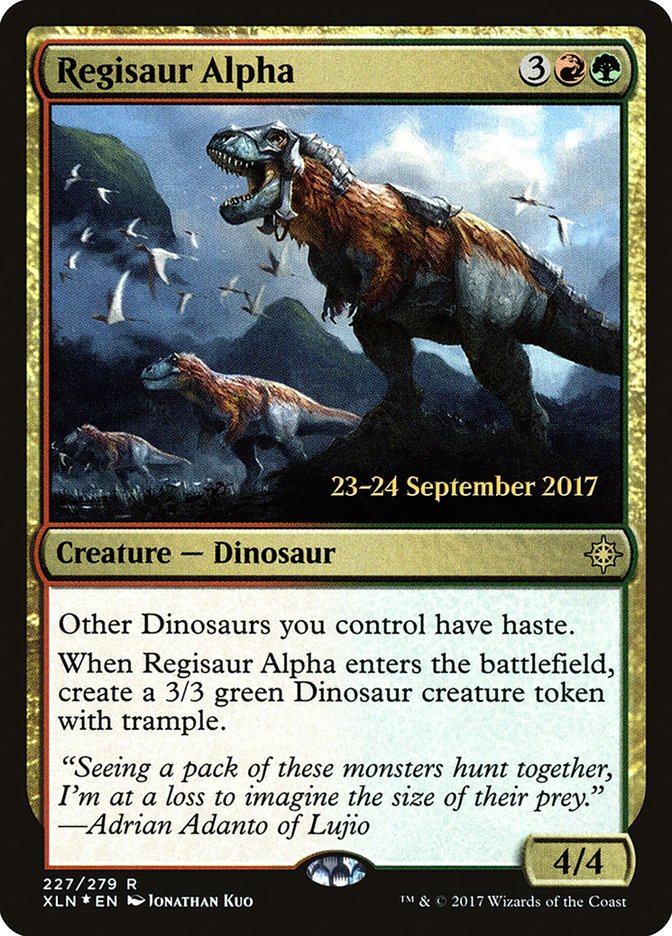 Regisaur Alpha  [Ixalan Prerelease Promos] | Game Haven TX
