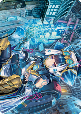 Covert Technician Art Card [Kamigawa: Neon Dynasty Art Series] | Game Haven TX