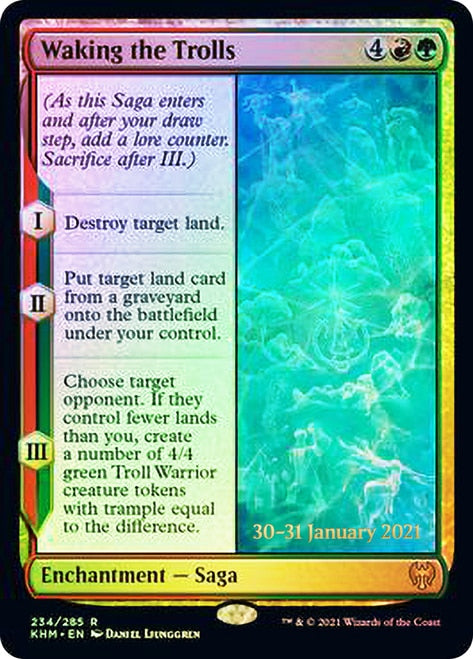 Waking the Trolls  [Kaldheim Prerelease Promos] | Game Haven TX