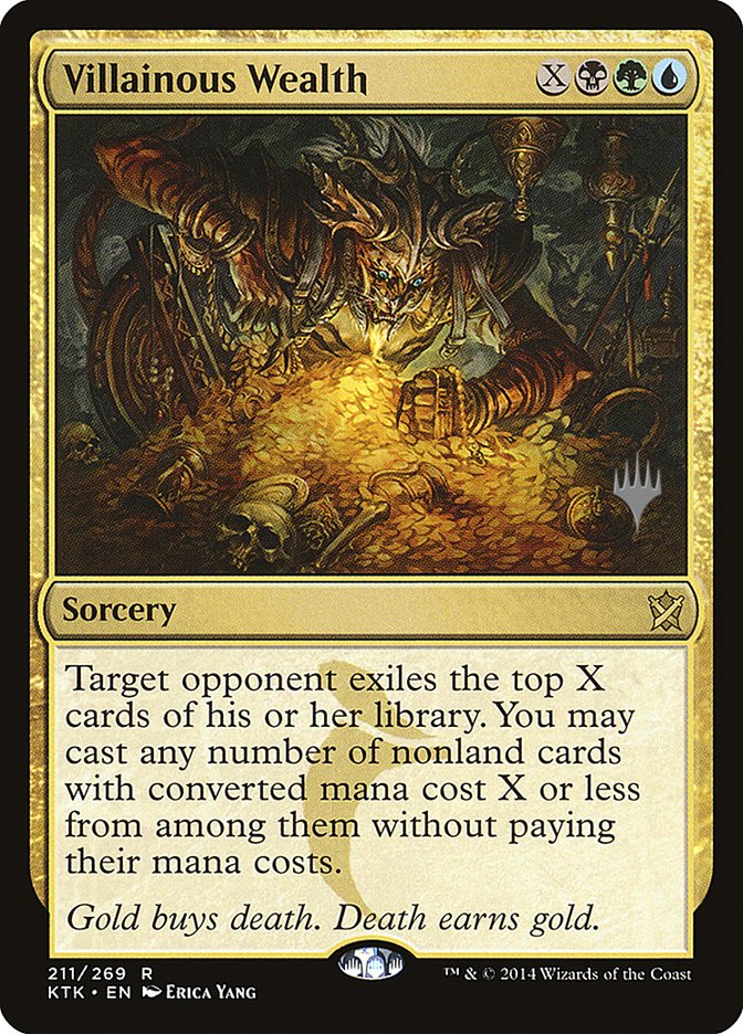 Villainous Wealth [Khans of Tarkir Promos] | Game Haven TX