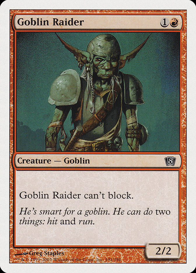Goblin Raider [Eighth Edition] | Game Haven TX