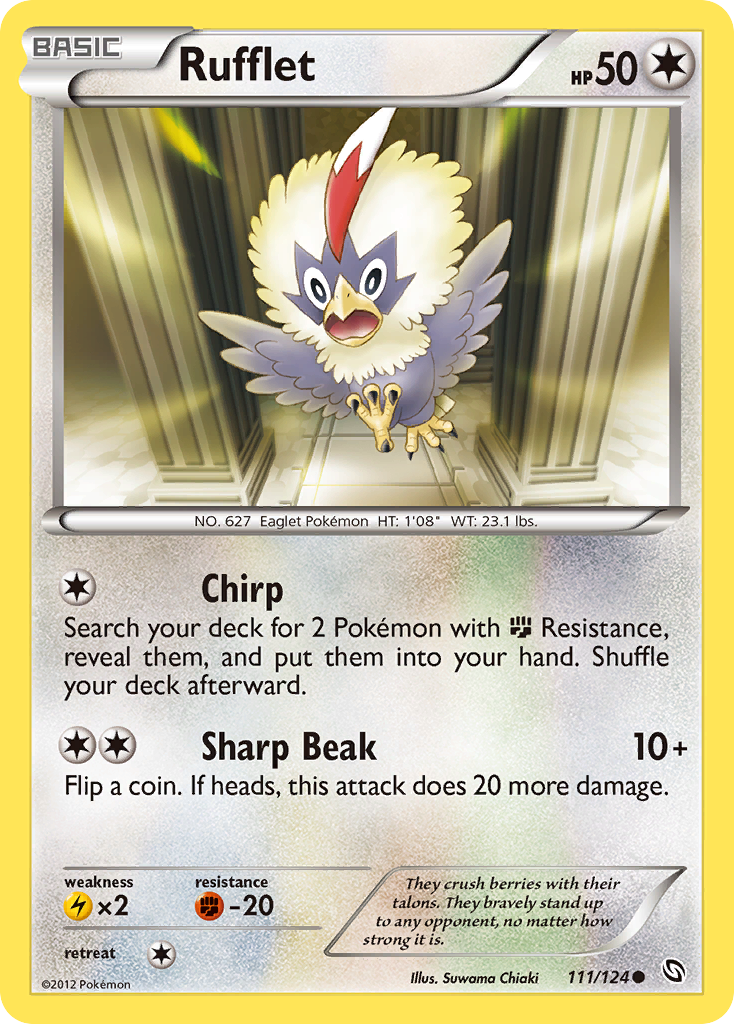Rufflet (111/124) [Black & White: Dragons Exalted] | Game Haven TX