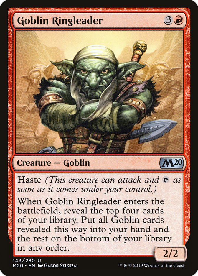 Goblin Ringleader [Core Set 2020] | Game Haven TX