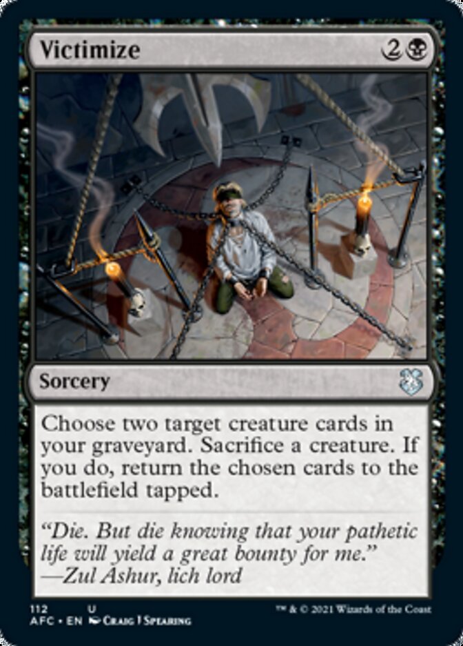 Victimize [Dungeons & Dragons: Adventures in the Forgotten Realms Commander] | Game Haven TX