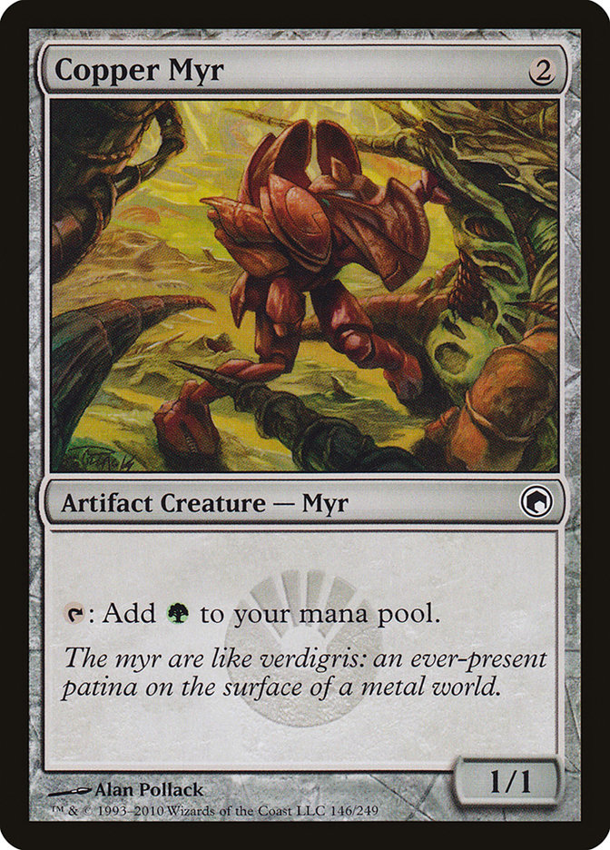 Copper Myr [Scars of Mirrodin] | Game Haven TX