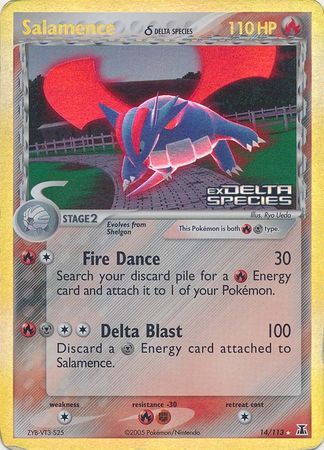 Salamence (14/113) (Delta Species) (Stamped) [EX: Delta Species] | Game Haven TX