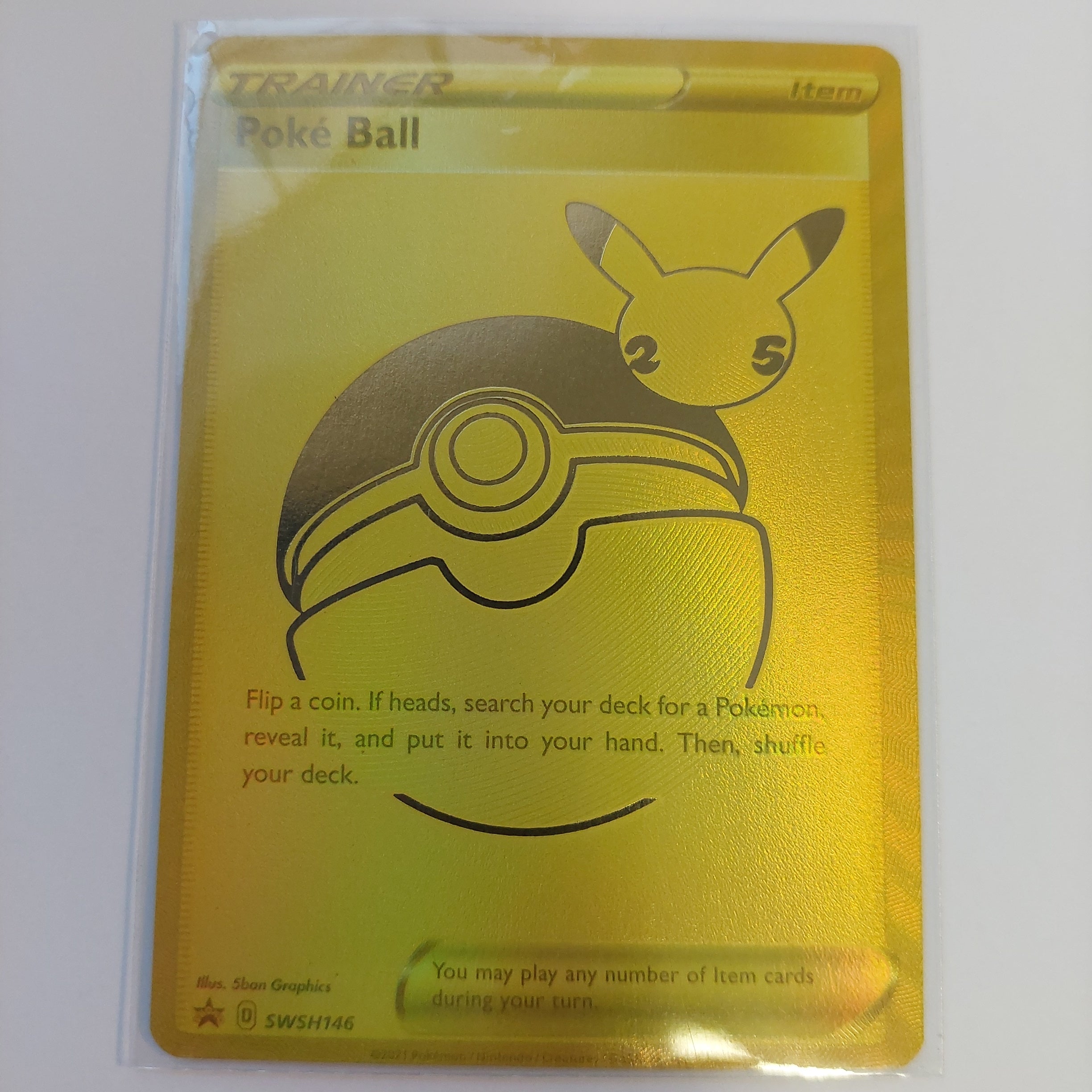 Poke Ball SWSH146 Gold | Game Haven TX