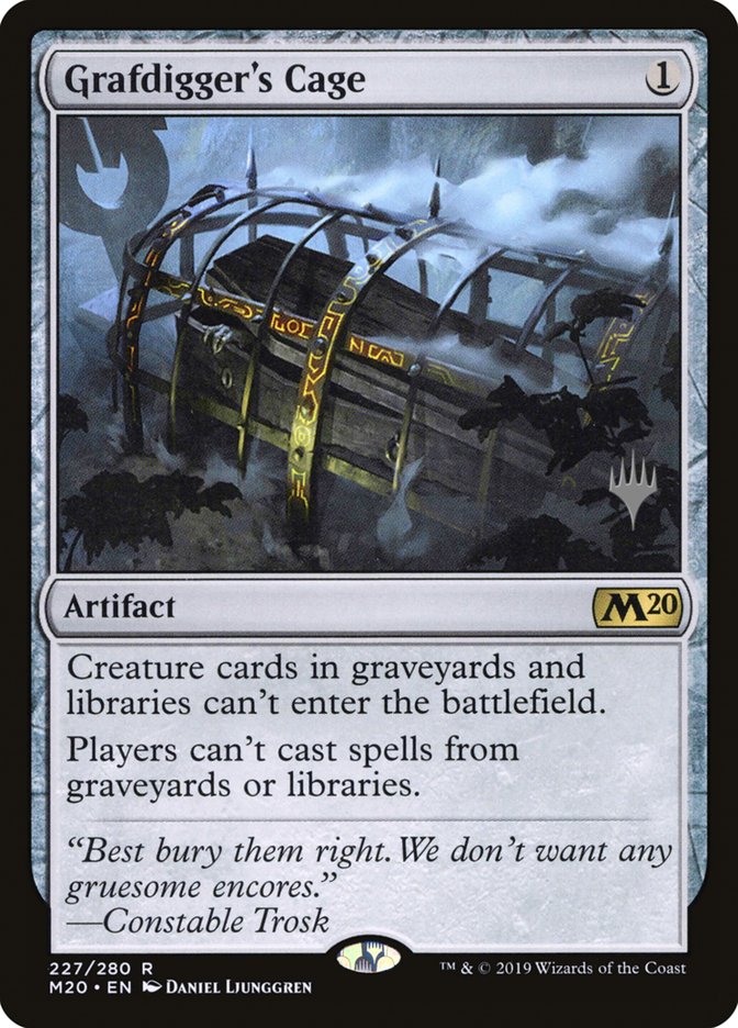 Grafdigger's Cage [Core Set 2020 Promos] | Game Haven TX