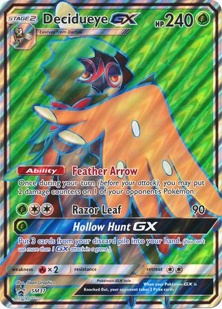 Decidueye GX (SM37) (Jumbo Card) [Sun & Moon: Black Star Promos] | Game Haven TX