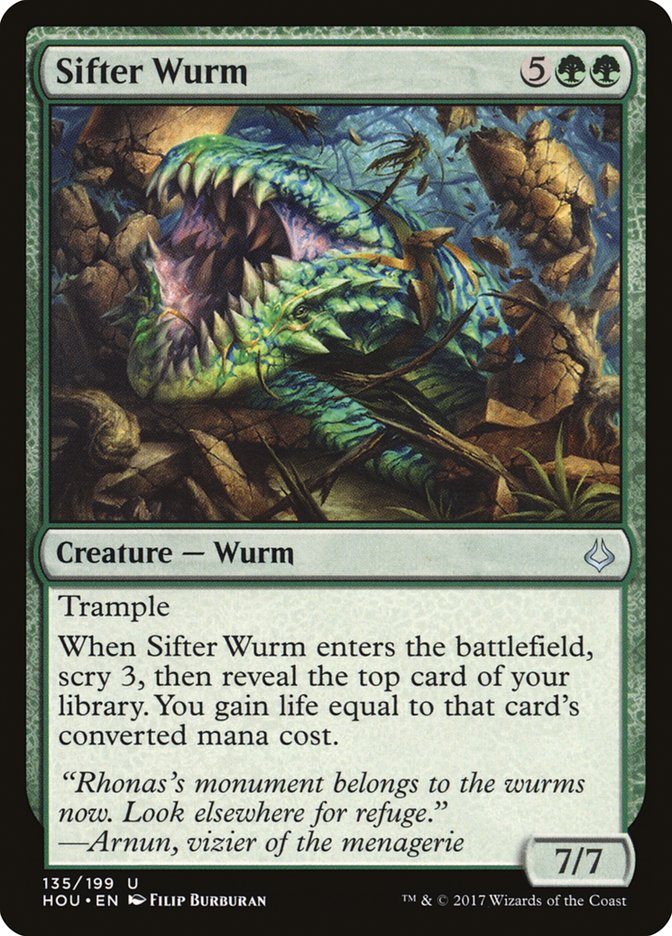 Sifter Wurm [Hour of Devastation] | Game Haven TX