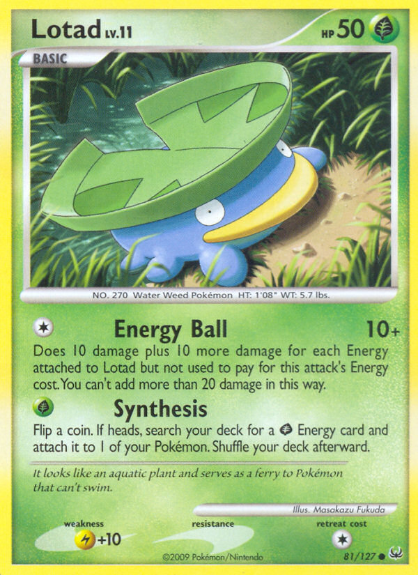 Lotad (81/127) [Platinum: Base Set] | Game Haven TX
